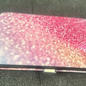 Pink Glitter Compact Nail Kit Utilities Case